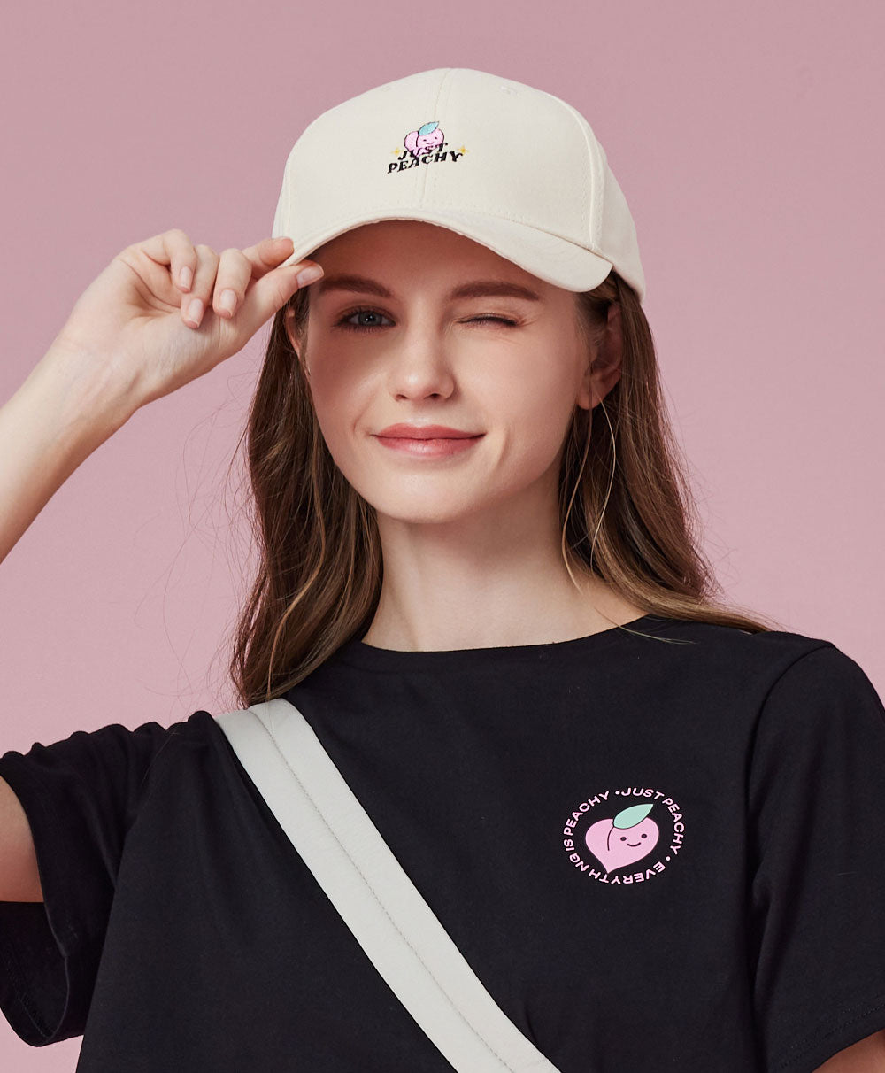 Peachy Social Ball Cap