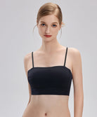 Wireless 1/2 Cup Multiway Tube Bra - Black