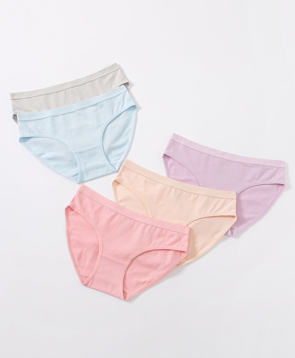 Young Hearts Crystal Dreams Cotton 5-in-1 pack Mini panties