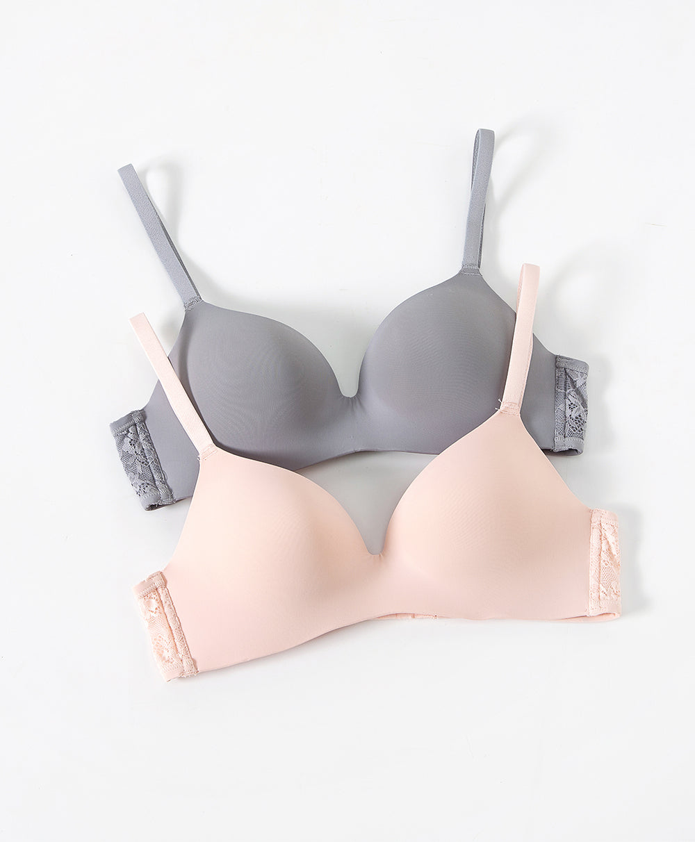 Dawn Lace Thin Padded Wireless Triangle Bra