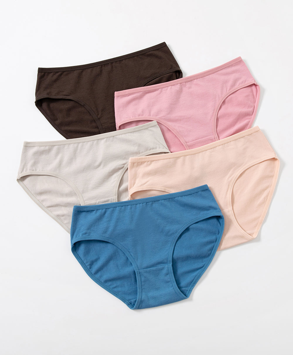 Warming Gemstones Cotton 5-in-1 pack Hipster Panties