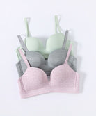 Charming Spring Wireless Push up 3/4 Cup Bra