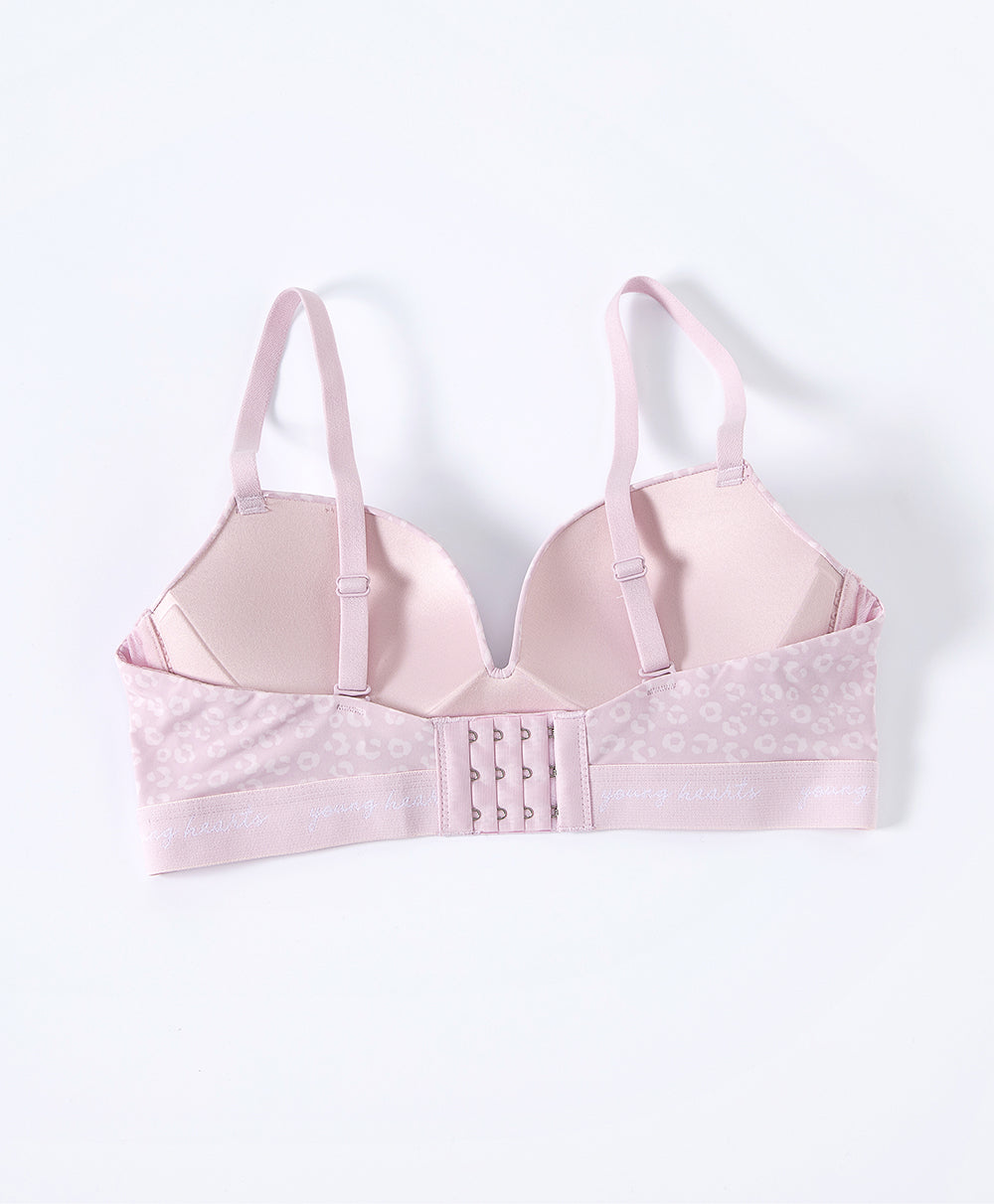 Charming Spring Wireless Push up 3/4 Cup Bra