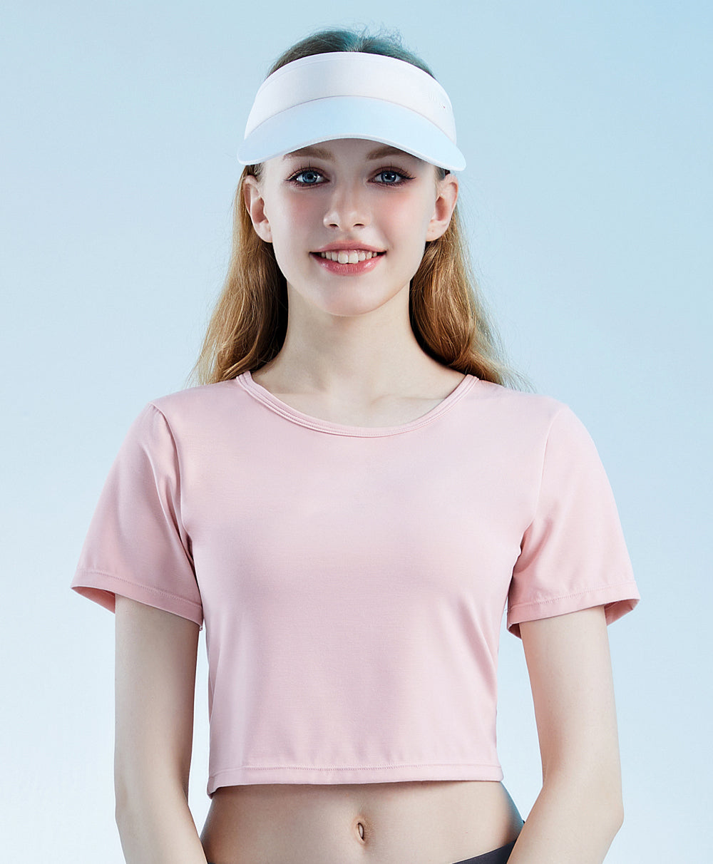 Natural Athleisure Active Short Sleeves Top