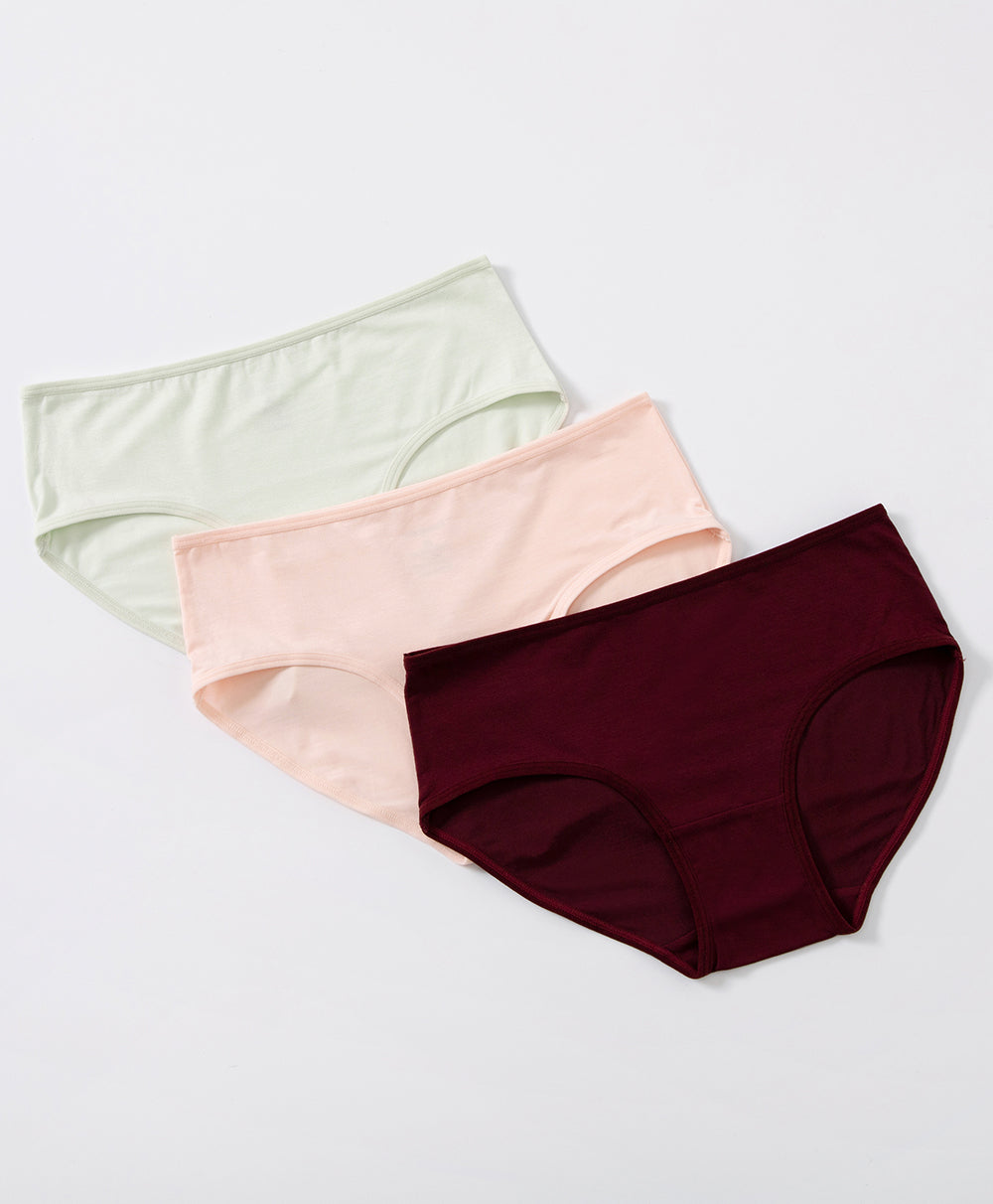 Young Hearts Sweet Romance 3pcs Modal Hipster Pack Panties