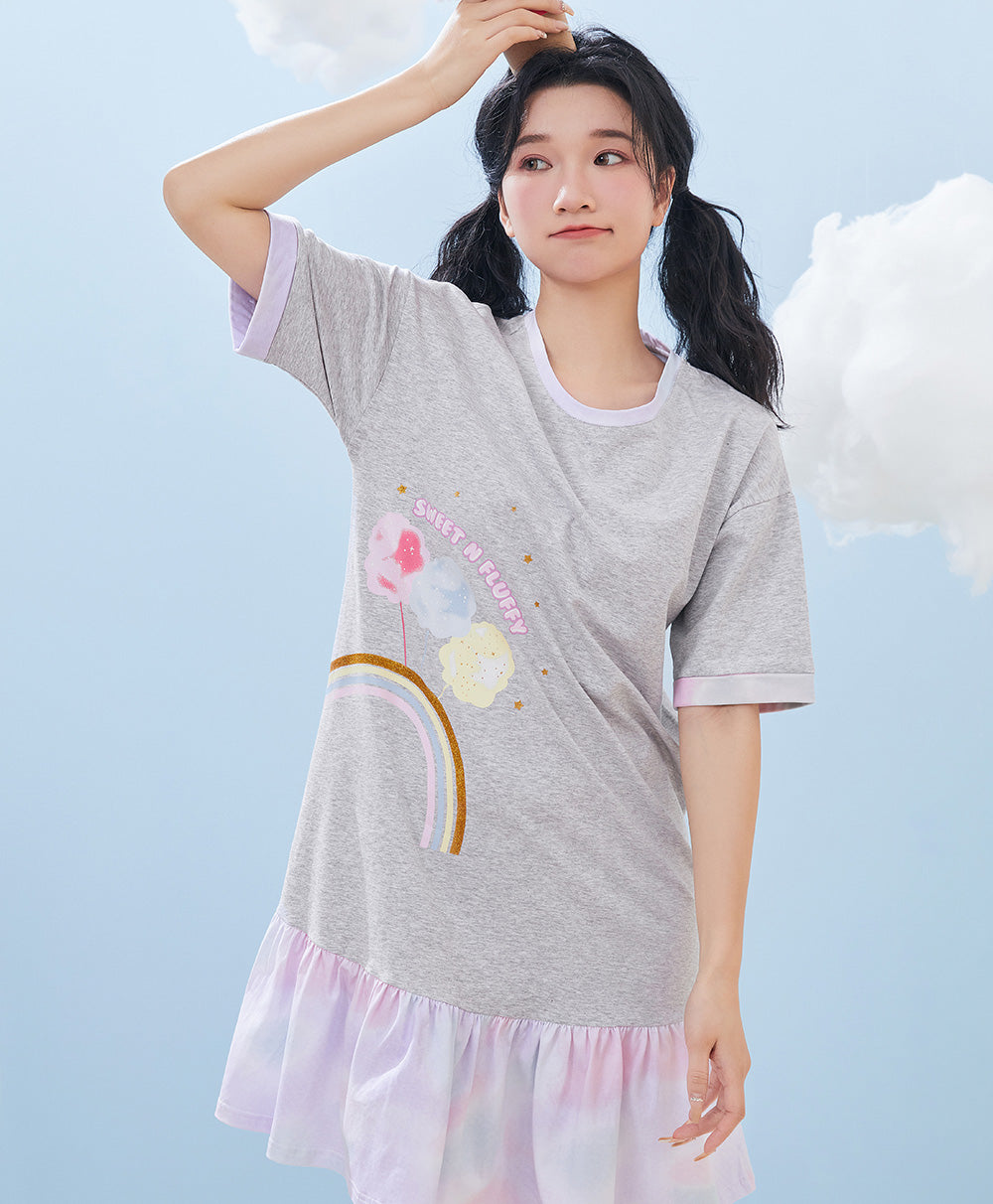 Cotton Candy Sleep Dress