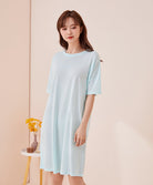 Cozy Minimalist Short Sleeves Dress