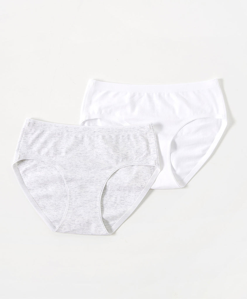 Junior Cotton Seamless Mini 2-pack Panties